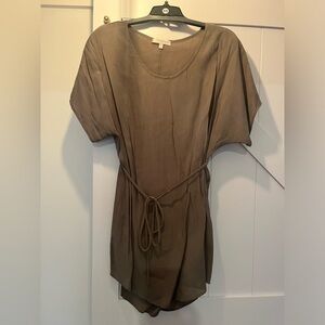 NWOT Lavender Brown Olive Dress
